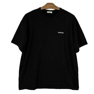 Madhappy Black Classic Tshirt XL Embroidered Logo Short Sleeve Cotton
